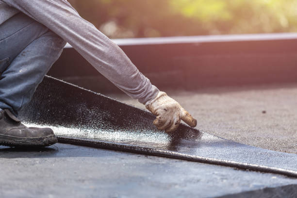 Professional Waterproofing technician working in Marysville, OH